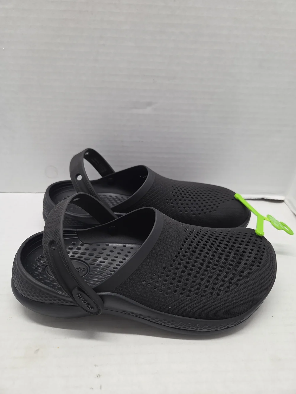 Crocs Classic Literide 360 Black Clogs Men 7 Women 9
